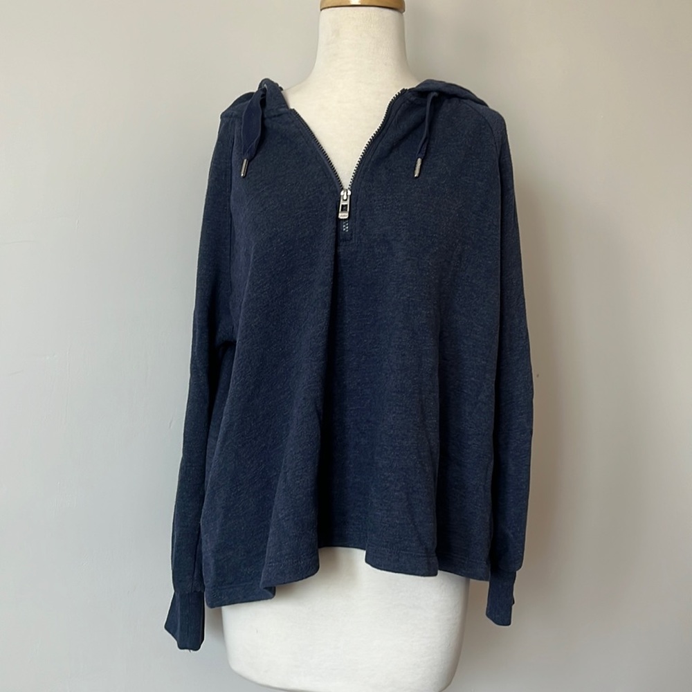 CALVIN KLEIN PERFORMANCE cropped quarter zip hoodie